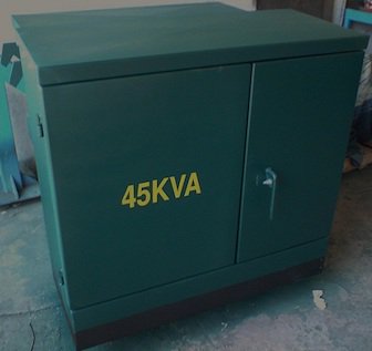 Distribución de transformadores electricos